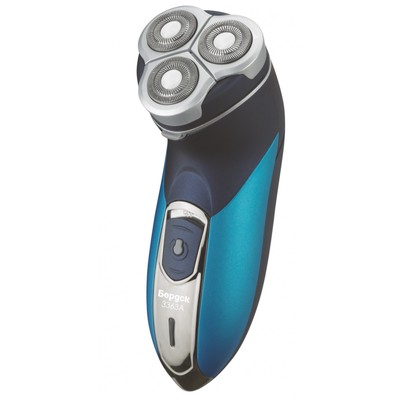 Электробритва «Бердск 3363А», 3 Вт, 3 головки, от АКБ