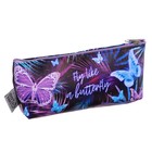 Пенал школьный, искусственная кожа, 8×19×4 см - Фото 2