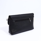 Сумка женская кросс-боди на магните, 24×6×14 см, чёрная - Фото 4