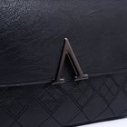 Сумка женская кросс-боди на магните, 24×6×14 см, чёрная - Фото 6