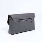 Сумка женская кросс-боди на магните, 24×6×14 см, серая - Фото 4