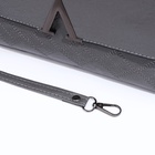 Сумка женская кросс-боди на магните, 24×6×14 см, серая - Фото 8