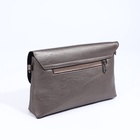 Сумка женская кросс-боди на магните, 24×6×14 см, однотонная, бронзовая - Фото 4