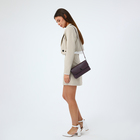 Сумка женская кросс-боди на магните, 24×6×14 см, фиолетовая - Фото 2