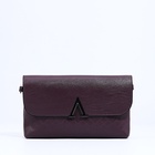 Сумка женская кросс-боди на магните, 24×6×14 см, фиолетовая - Фото 3