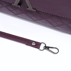 Сумка женская кросс-боди на магните, 24×6×14 см, фиолетовая - Фото 7