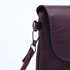 Сумка женская кросс-боди на магните, 24×6×14 см, фиолетовая - Фото 8