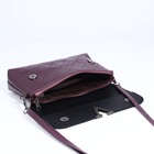 Сумка женская кросс-боди на магните, 24×6×14 см, фиолетовая - Фото 9