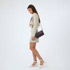 Сумка женская на магните, цвет фиолетовый - Фото 2