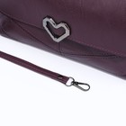 Сумка женская на магните, цвет фиолетовый - Фото 7