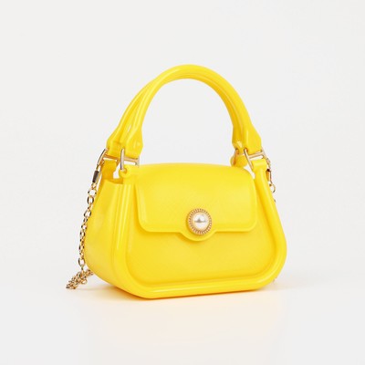 Сумка детская для девочки на магните, цвет жёлтый