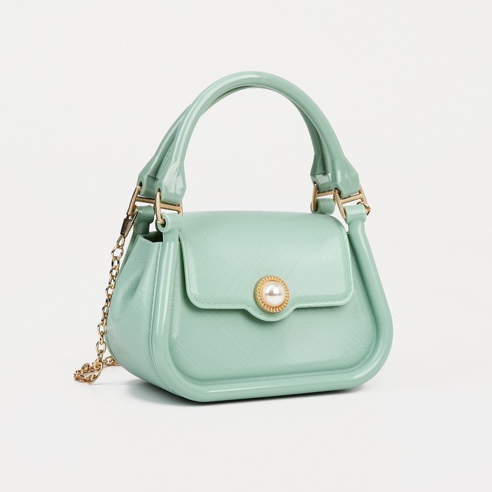 Сумка детская на магните, цвет зелёный - Фото 1