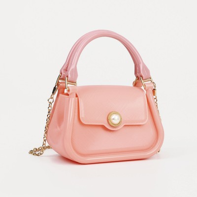 Сумка детская для девочки на магните, цвет розовый