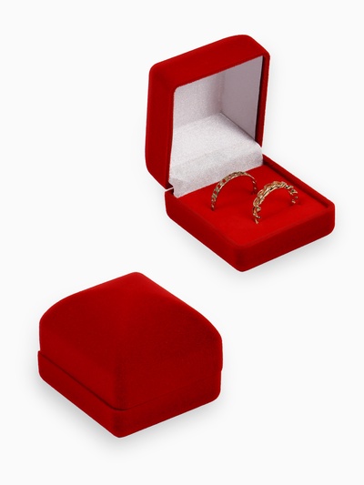 Футляр бархатный под 2 кольца