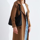 Сумка-мешок на молнии, цвет чёрный - фото 22193893