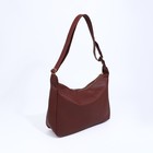 Сумка женская на молнии, цвет коричневый - фото 22193895