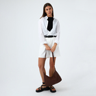 Сумка женская на молнии, цвет коричневый - фото 25478938