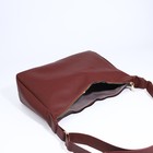 Сумка женская на молнии, цвет коричневый - фото 22193897