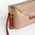 Сумка женская на молнии, цвет бежевый - Фото 5