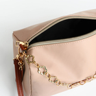 Сумка женская на молнии, цвет бежевый - Фото 7