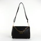 Сумка женская на молнии, чёрная - Фото 1