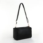 Сумка женская на молнии, чёрная - Фото 3