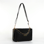 Сумка женская на молнии, чёрная - Фото 4