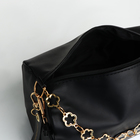 Сумка женская на молнии, чёрная - Фото 7