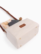 Сумка женская кросс-боди на молнии, 22.5×12×14 см, белая - Фото 9