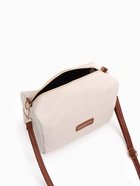 Сумка женская кросс-боди на молнии, 22.5×12×14 см, белая - Фото 10