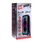 Портативная караоке система Eltronic Fire Box 1000, 100 Вт, AUX, USB, BT, 7000 мАч, чёрная - Фото 14