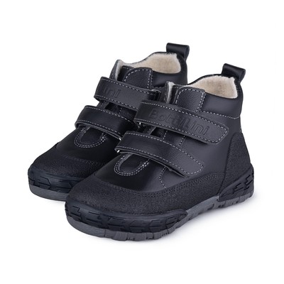 Ботинки детские, размер 27, цвет чёрный