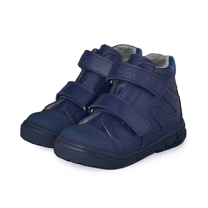 Ботинки детские, размер 21, цвет тёмно-синий - Фото 1
