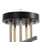 Люстра "Либель" 5хE27 40Вт черный 50х50х28 см BayerLux - фото 22193962