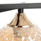 Люстра "Либель" 5хE27 40Вт черный 50х50х28 см BayerLux - фото 22193964