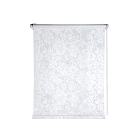 Рулонная штора «Романтика», 100х160 см, цвет белый