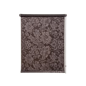 Рулонная штора «Романтика», 100х160 см, цвет шоколад