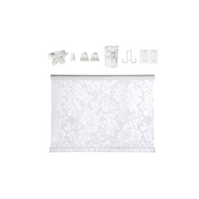 Рулонная штора «Романтика», 120х160 см, цвет белый