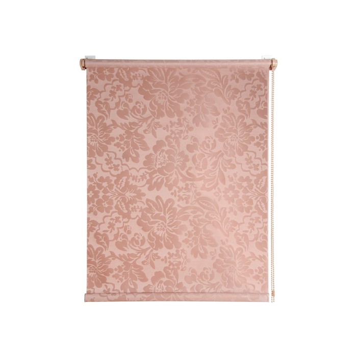 Рулонная штора «Романтика», 160×160 см, какао