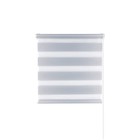Рулонная штора «День и Ночь», 45х160 см, цвет стальной - фото 298742828