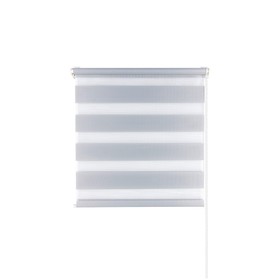 Рулонная штора «День и Ночь», 45х160 см, цвет стальной