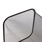 УЦЕНКА Корзина для бумаг, сетка металлическая, квадратная, черная - Фото 2