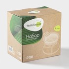 Набор для фондю BellaTenero, 5 предметов: чаша 350 мл, 4 шпажки, керамика, белый - Фото 6