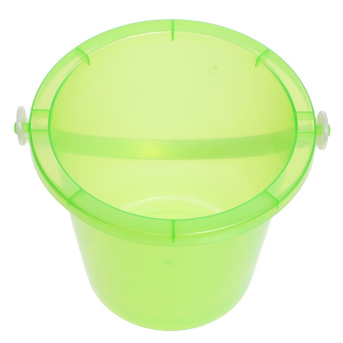 Ведро малое прозрачное, цвета МИКС 62674