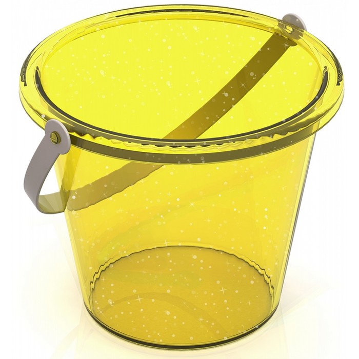 Ведро малое прозрачное, цвета МИКС 62674