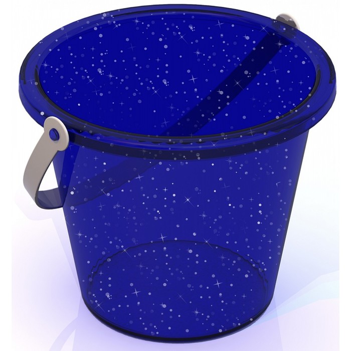 Ведро малое прозрачное, цвета МИКС 62674