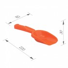 Набор для игры в песке №91: 3 формочки, ведро, грабли, совок - фото 24997430