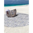 Парео и пляжный коврик «Поле бабочек», d = 150 см - Фото 3