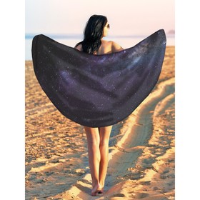 Парео и пляжный коврик «Космический мир», d = 150 см