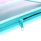 Папка-пенал для труда А4, 340×240×30 мм, с ручкой, молния вокруг, наполнение 12 предметов, Calligrata, «Цветок», ламинированный картон (объемный 3D-рису�... - Фото 6